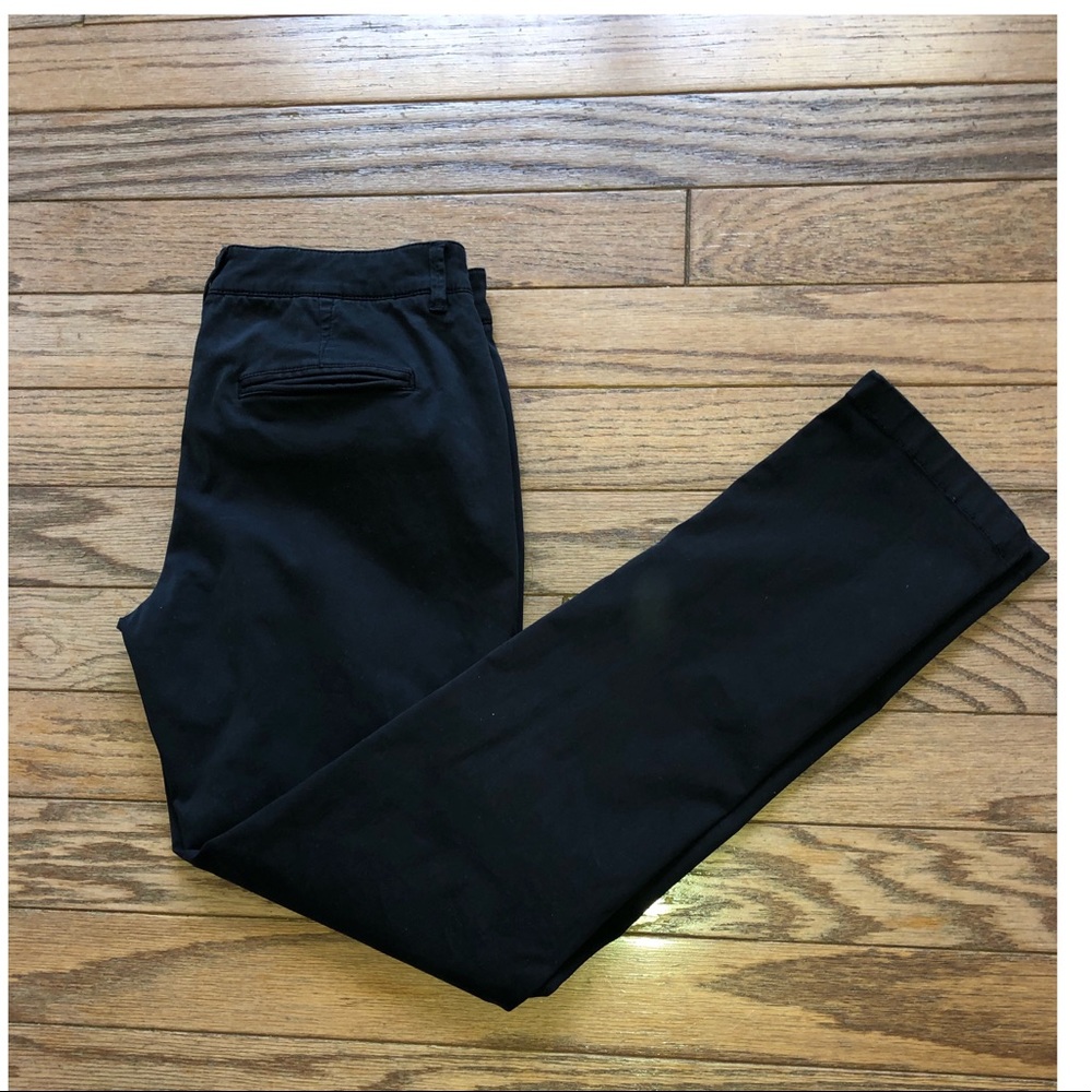 Massimo Dutti black chino pants 8